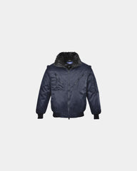 Giubbotto pilota 4 in 1 impermeabile da personalizzare - Blu Navy