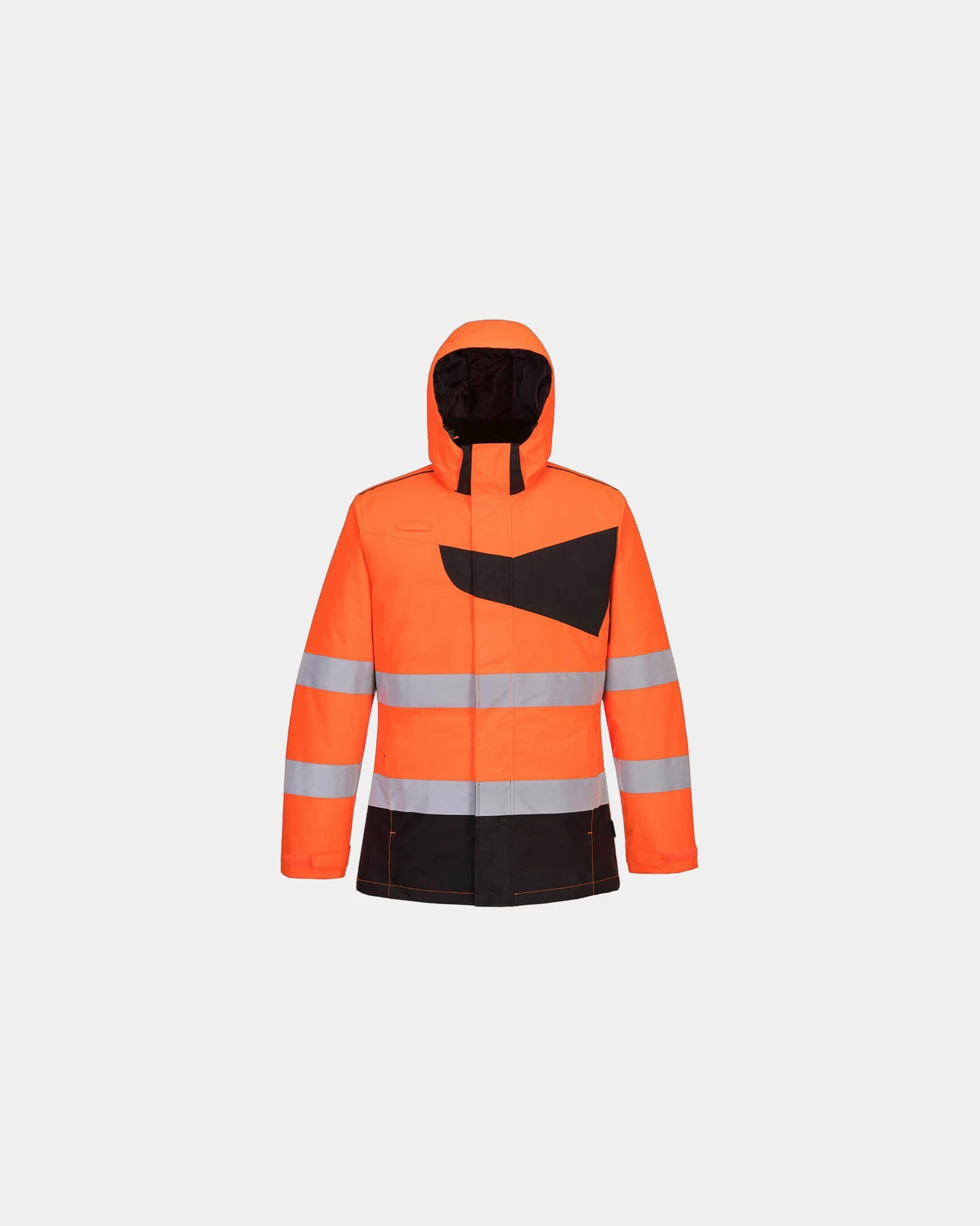 Parka invernale alta visibilità impermeabile da personalizzare - Arancione