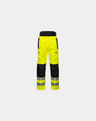 Pantalone alta visibilità impermeabile da personalizzare - Giallo-Nero