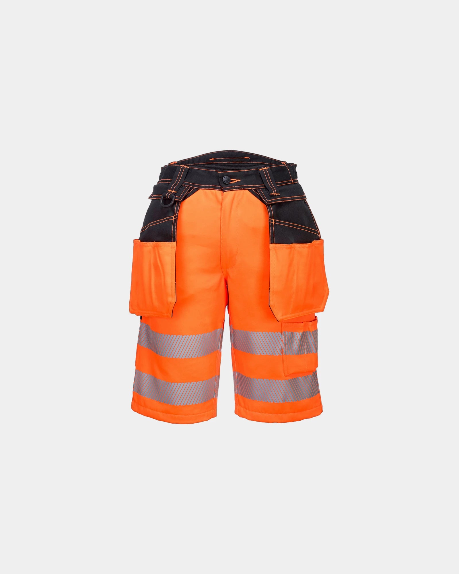Bermuda alta visibilità bande riflettente PW3 da personalizzare - Arancione