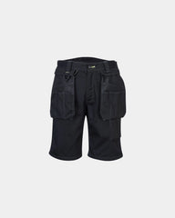 Bermuda da lavoro PW3 poliestere-cotone da personalizzare - Nero-Blu Cielo