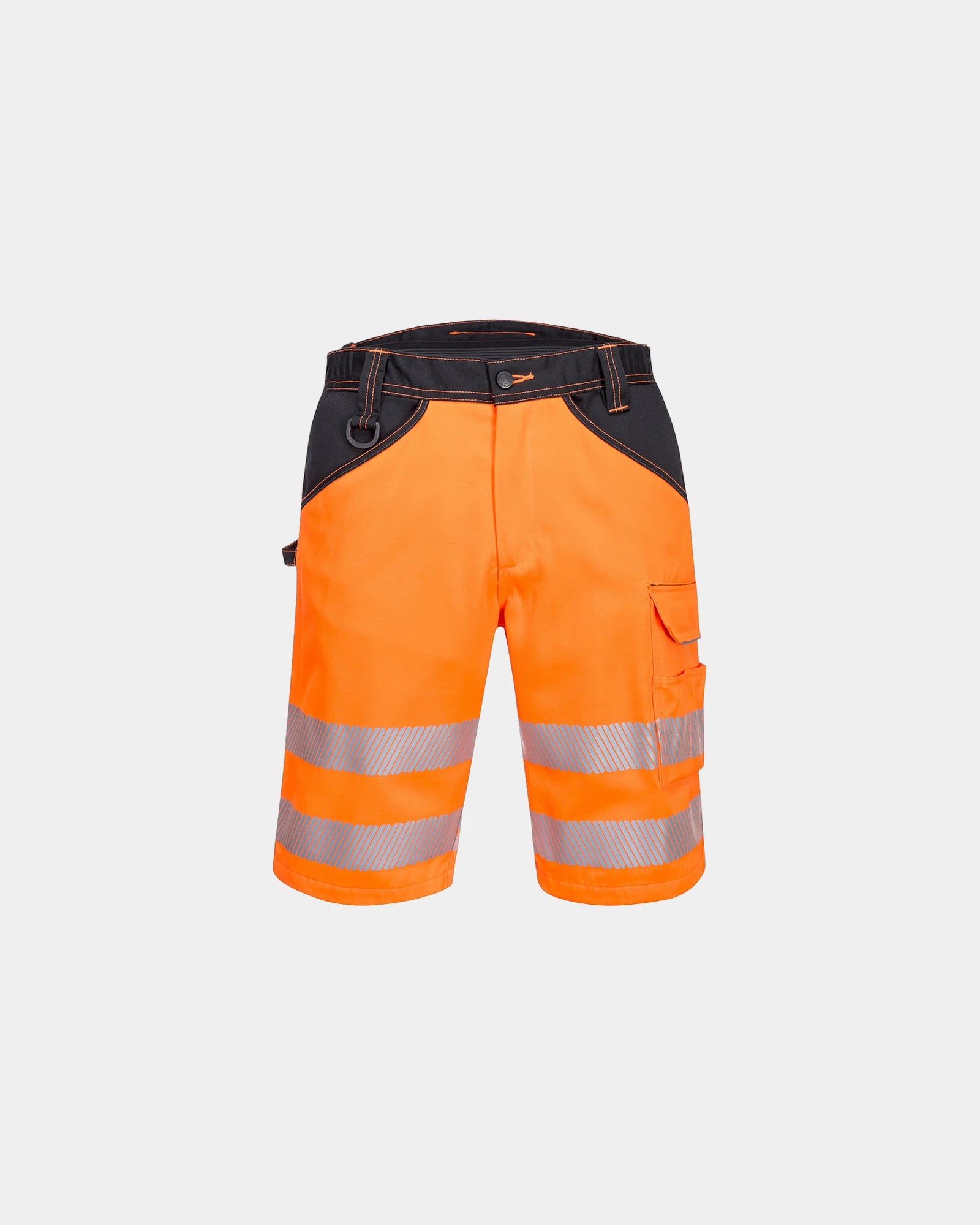 Bermuda alta visibilità bande riflettente PW3 da personalizzare - Arancione