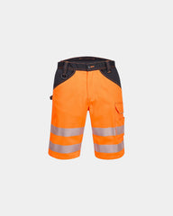 Bermuda alta visibilità bande riflettente PW3 da personalizzare - Arancione