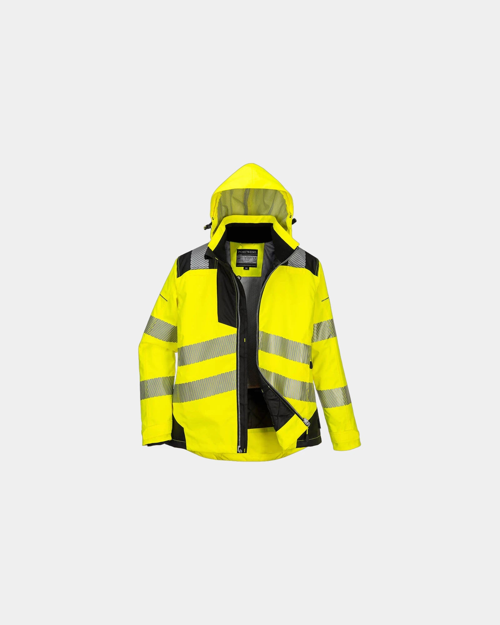 Parka invernale donna 300D Oxford da personalizzare - Giallo-Nero