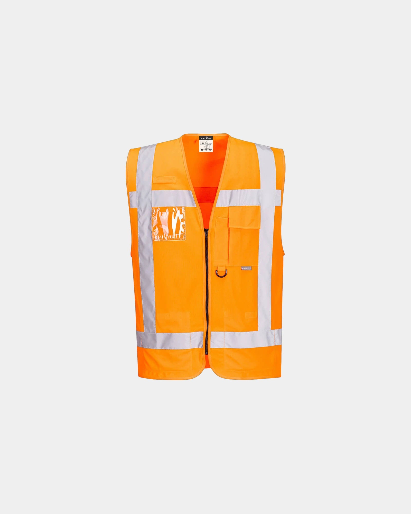 Gilet alta visibilità RWS con tasche da personalizzare - Arancione