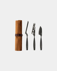 Set coltelli formaggio Boska Monaco+ da personalizzare - Nero