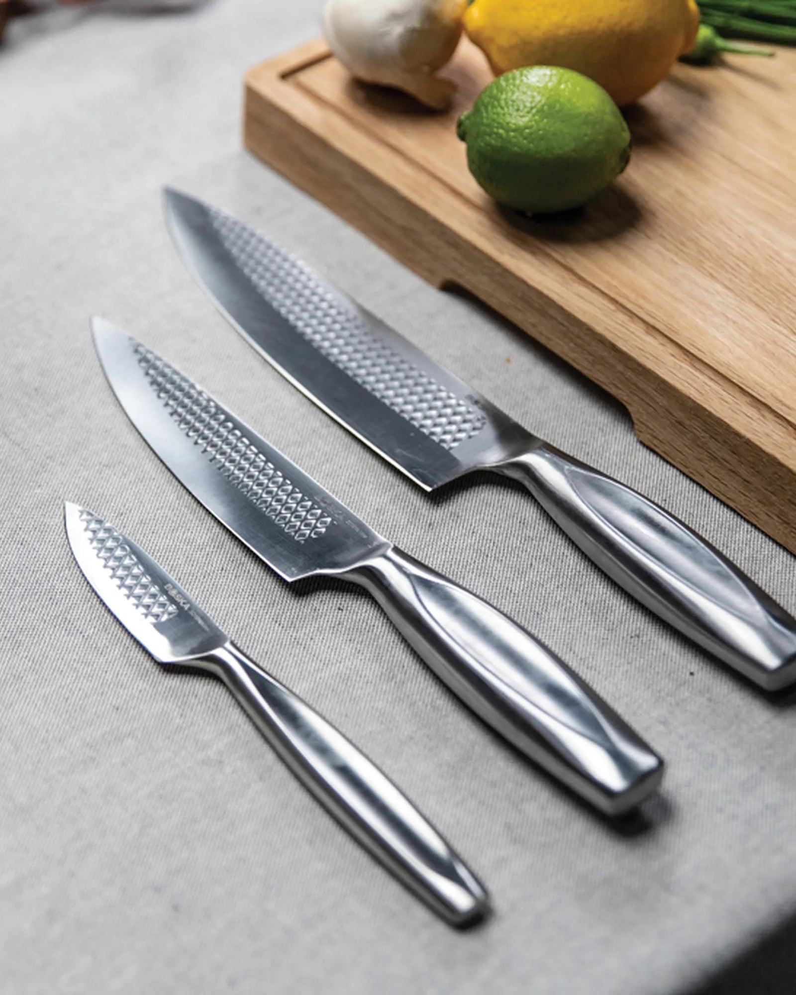 Set 3 coltelli cucina acciaio Monaco+ da personalizzare - 4