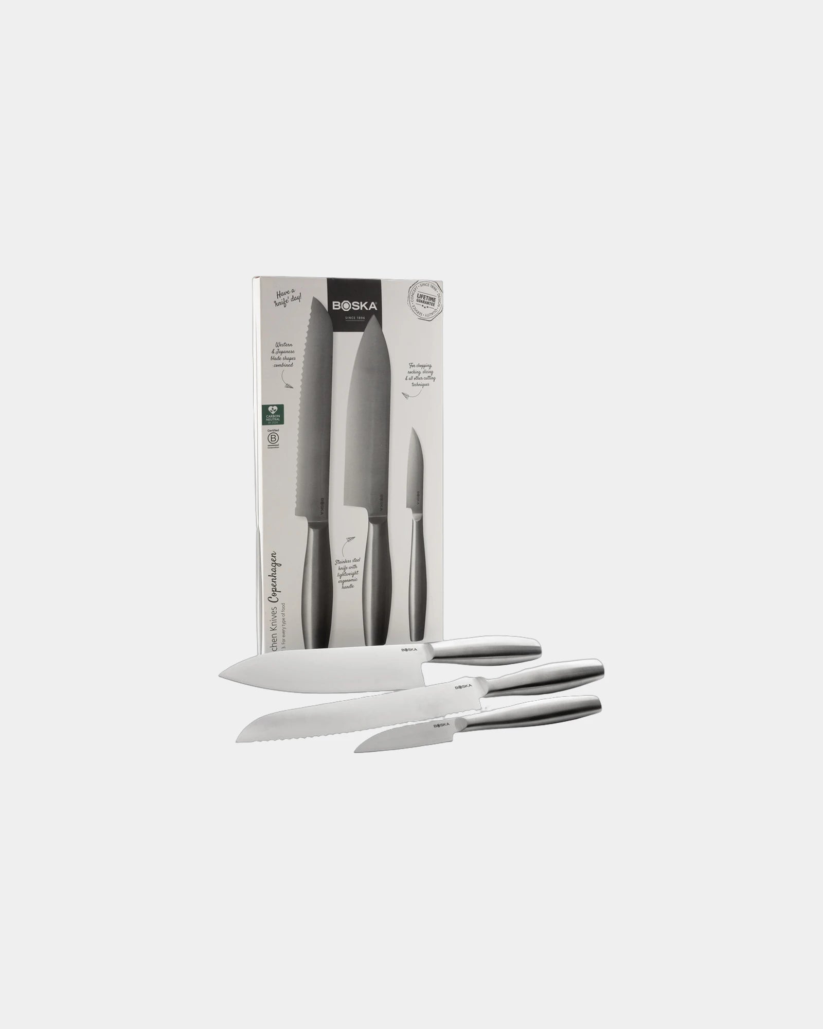 Set 3 coltelli inox Boska Copenhagen da personalizzare - 2