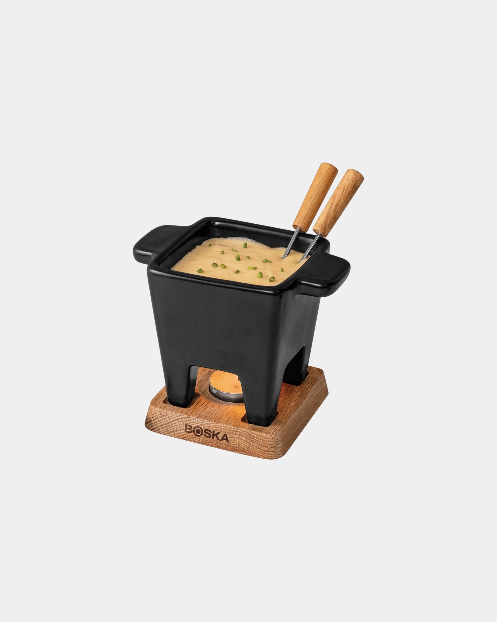 Set fonduta ceramica Boska Tapas Nero da personalizzare - 1