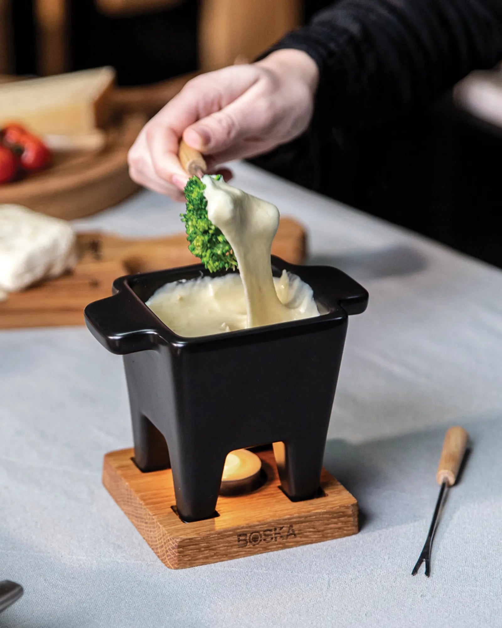 Set fonduta ceramica Boska Tapas Nero da personalizzare - 6