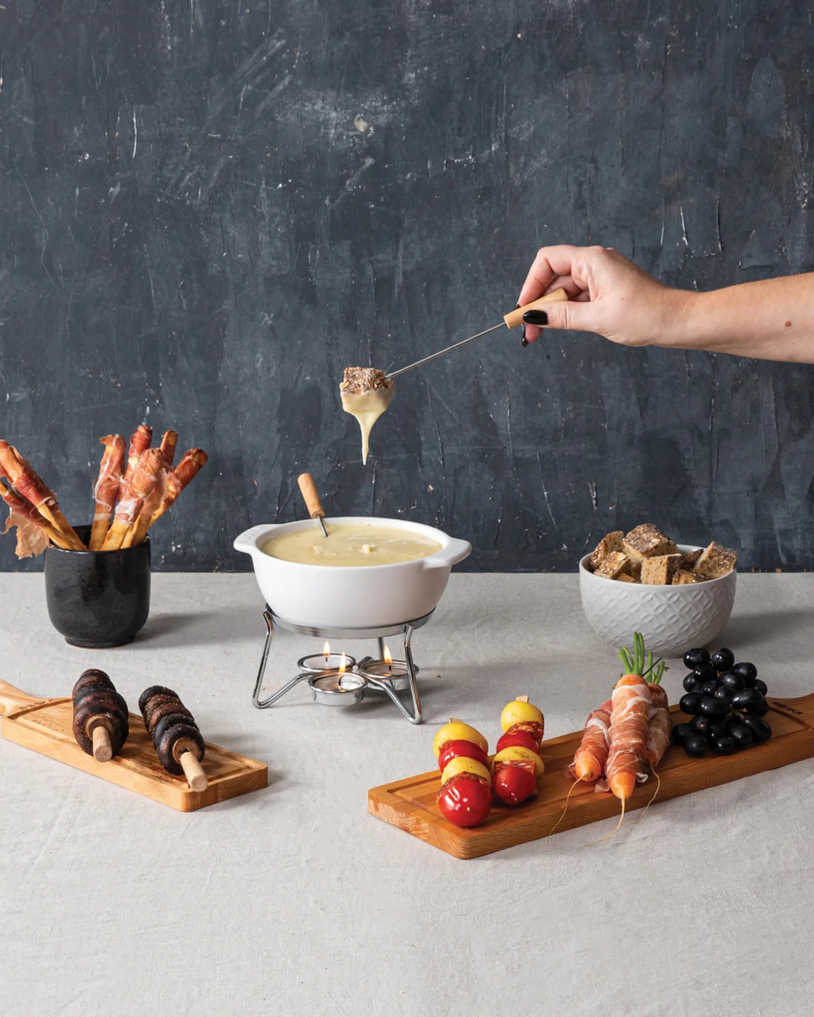 Set fonduta ceramica Boska Party 750ml da personalizzare - 5