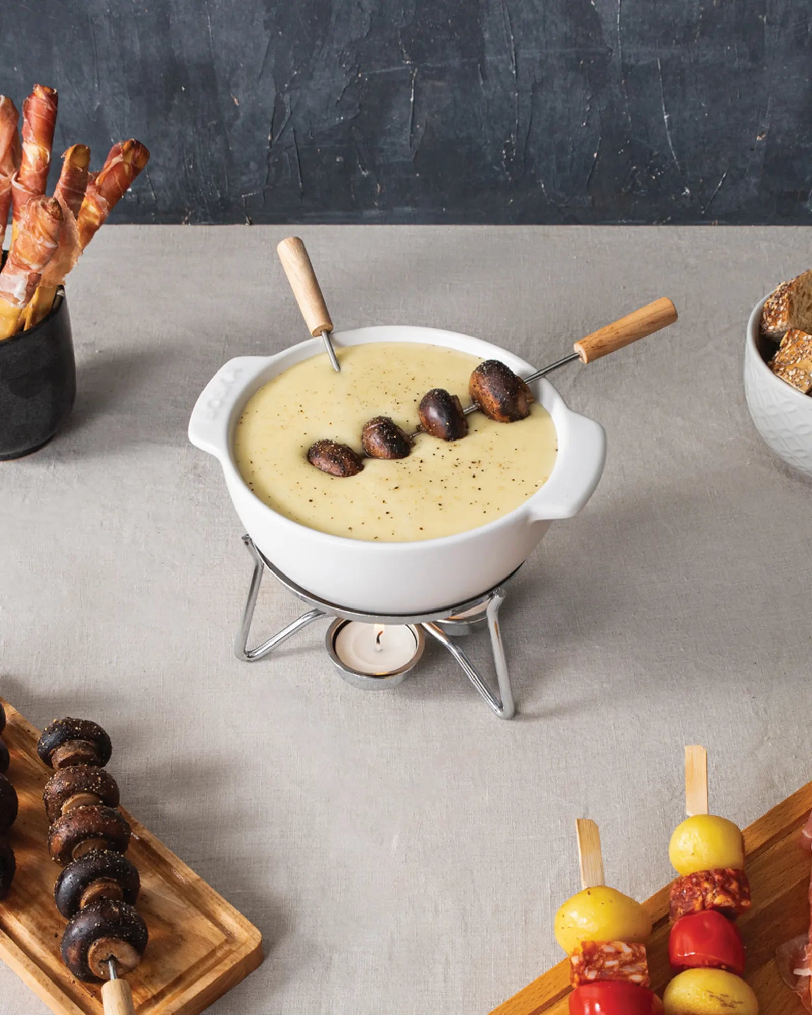 Set fonduta ceramica Boska Party 750ml da personalizzare - 6