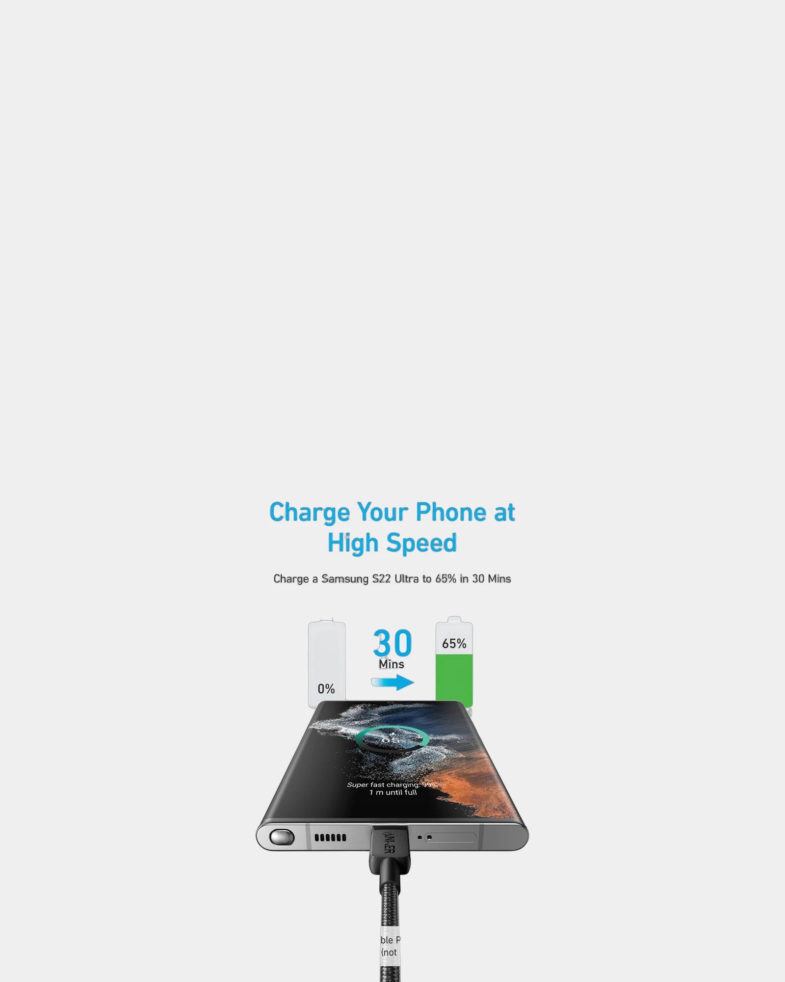Cavo di ricarica Anker 60W USB-C 1,8m da personalizzare - 4