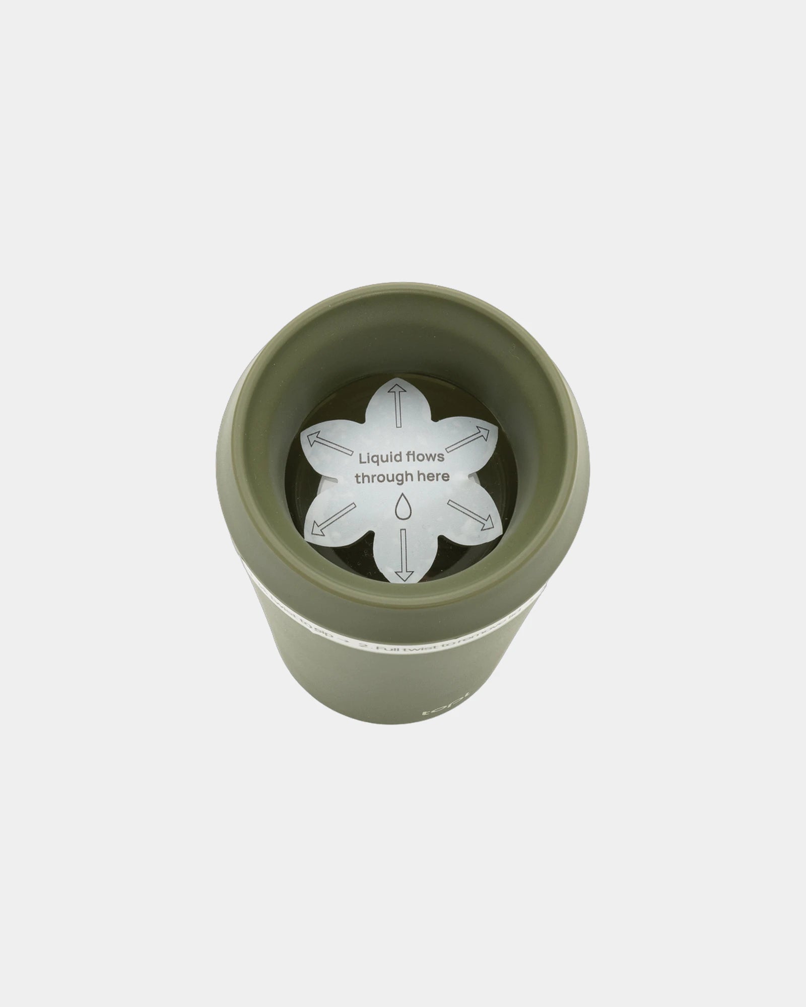 Mug riciclato 354ml coperchio 360° da personalizzare - 9