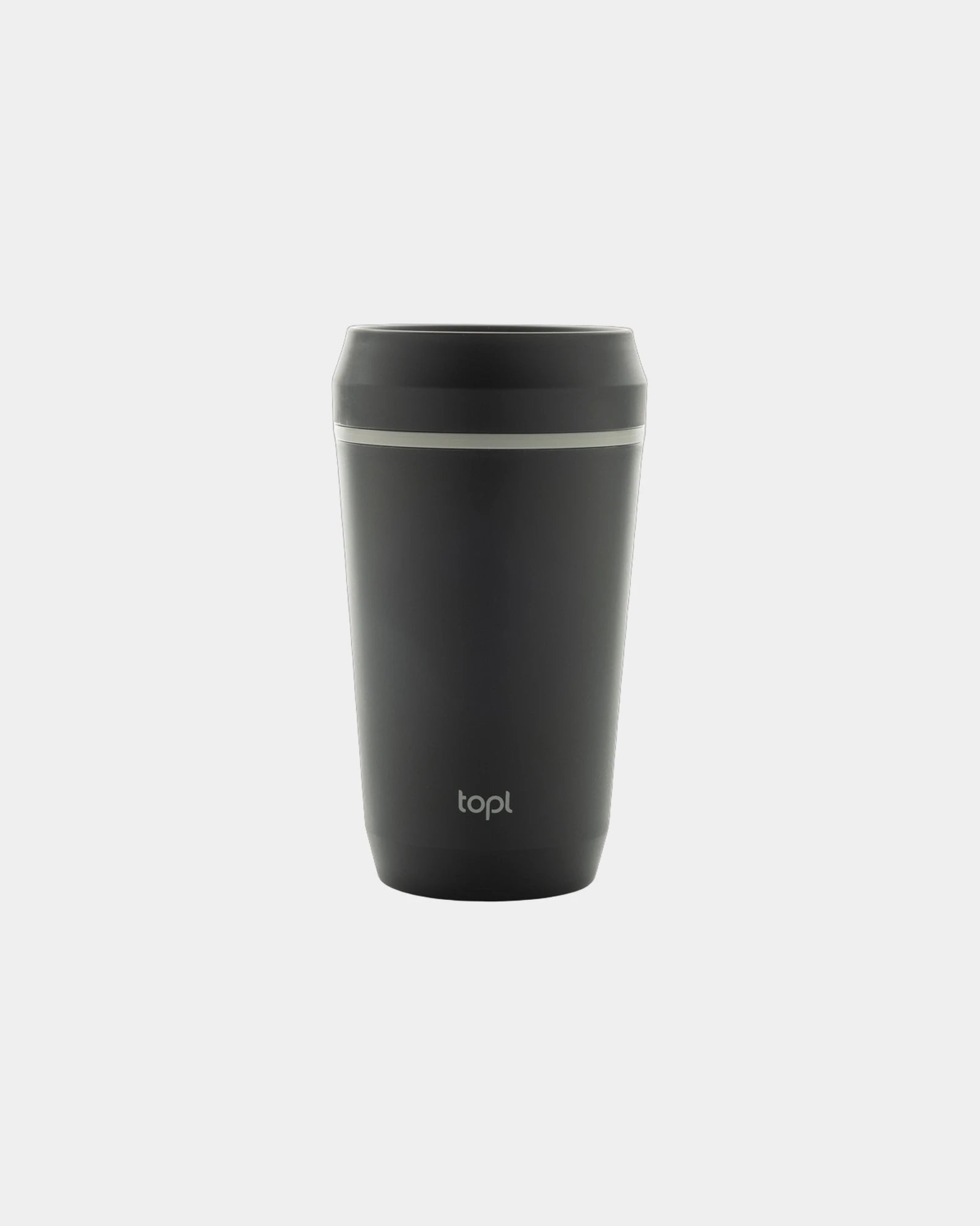 Mug riciclato 354ml coperchio 360° da personalizzare - Grigio