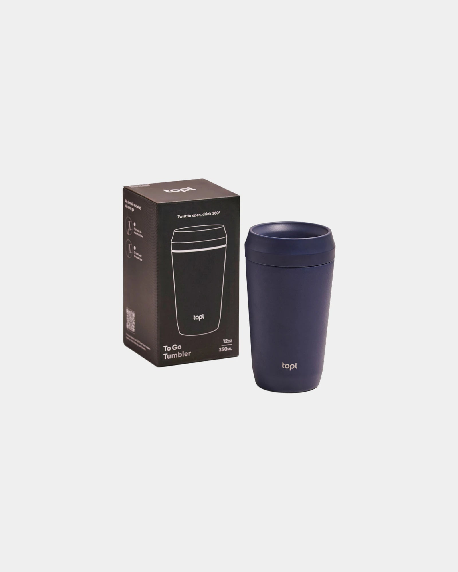 Mug acciaio riciclato 354ml coperchio 360 da personalizzare - 6