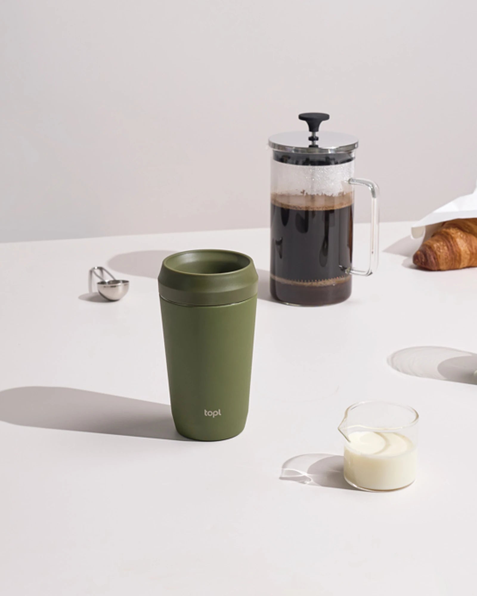 Mug acciaio riciclato 354ml coperchio 360 da personalizzare - 17