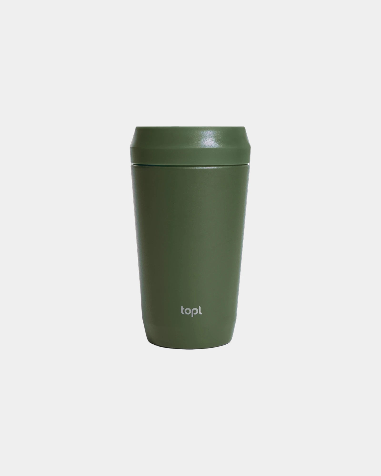 Mug acciaio riciclato 354ml coperchio 360 da personalizzare - Verde
