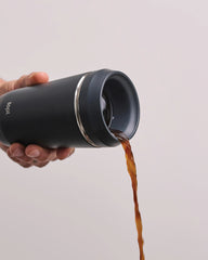Mug acciaio riciclato 354ml coperchio 360 da personalizzare - 5