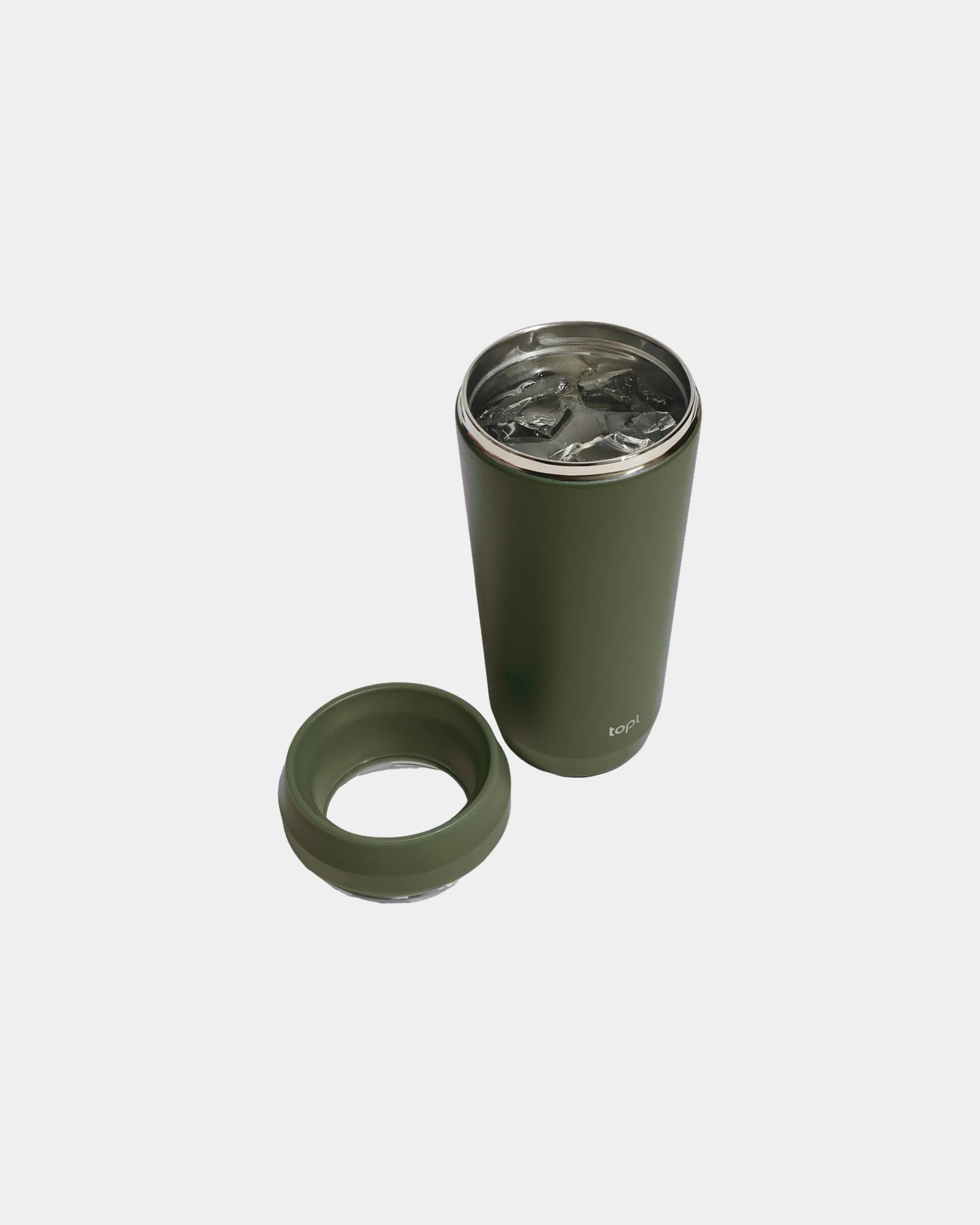 Mug acciaio riciclato 354ml coperchio 360 da personalizzare - 13