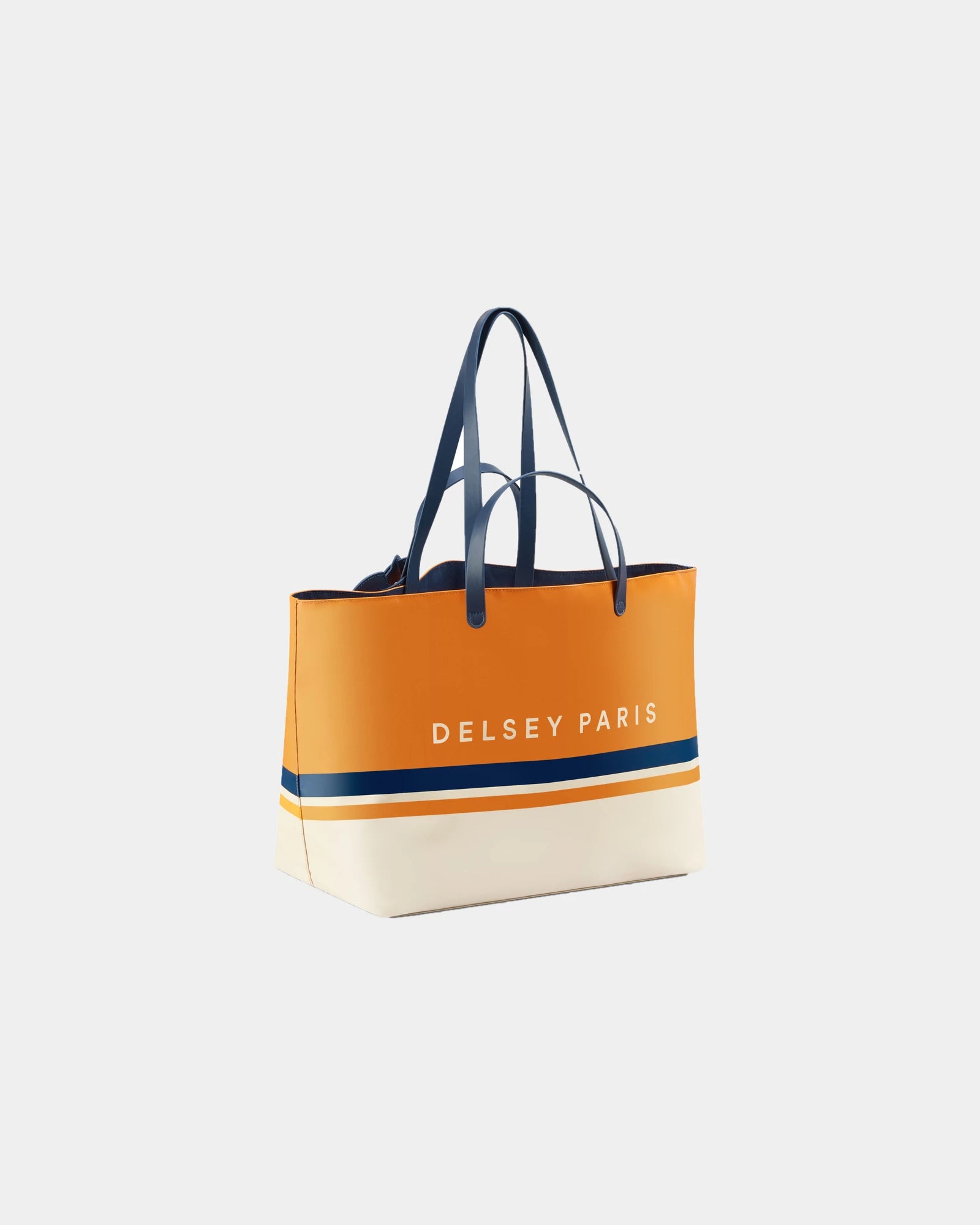 Shopper 39L PVC e cuoio Croisiere da personalizzare - Terra Battuta