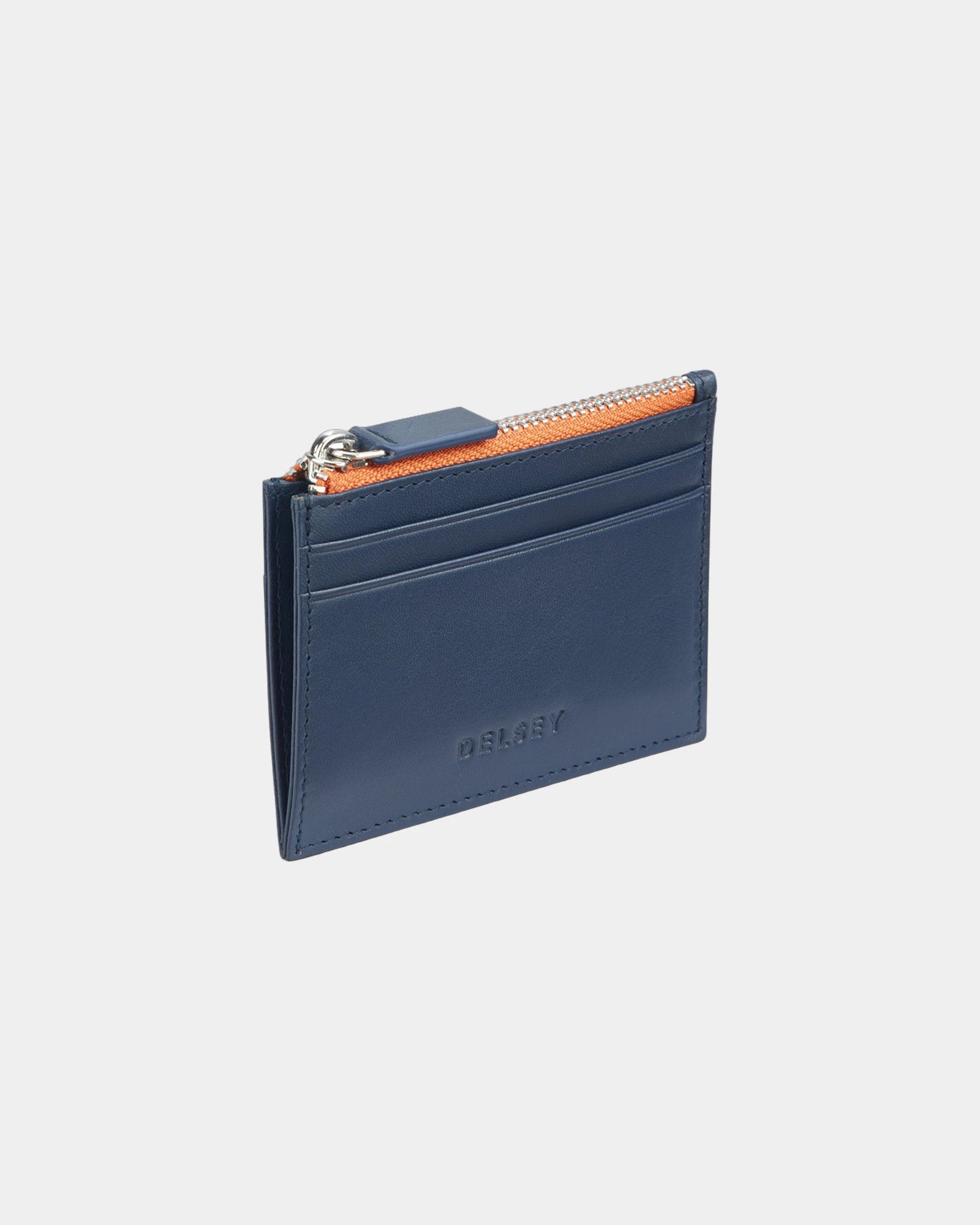 Portacarte in pelle liscia porta monete da personalizzare - 1