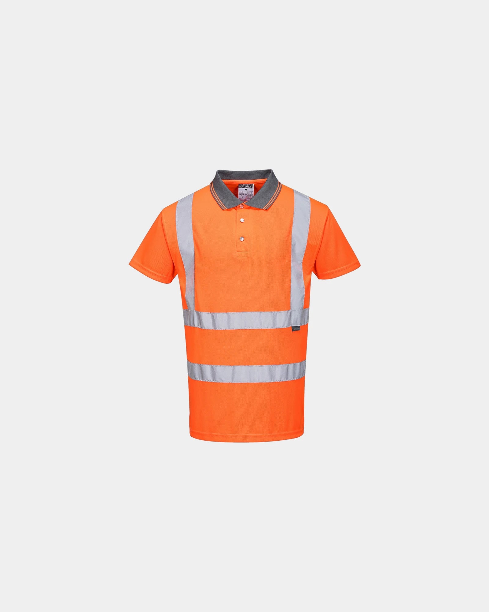 Polo alta visibilità poliestere 175g/m² da personalizzare - Arancione