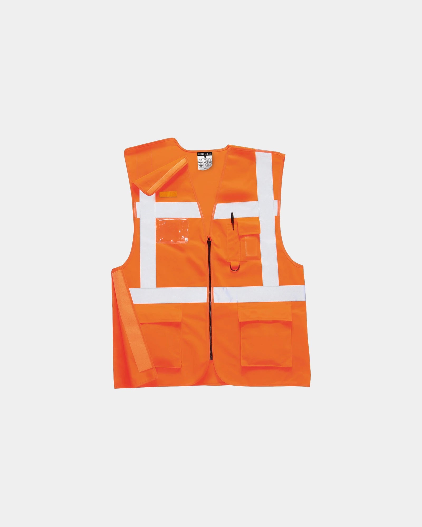 Gilet executive alta visibilità RIS da personalizzare - Arancione