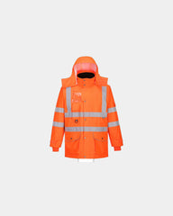Parka Traffic HV impermeabile alta da personalizzare - Arancione