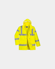 Parka alta visibilità impermeabile da personalizzare - Giallo