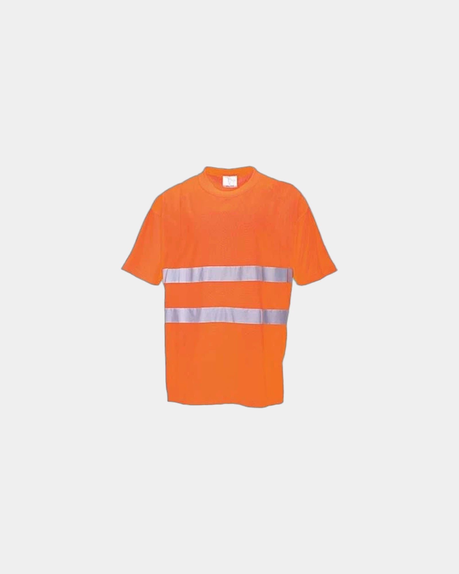 T-shirt alta visibilità bande riflettenti da personalizzare - Arancione