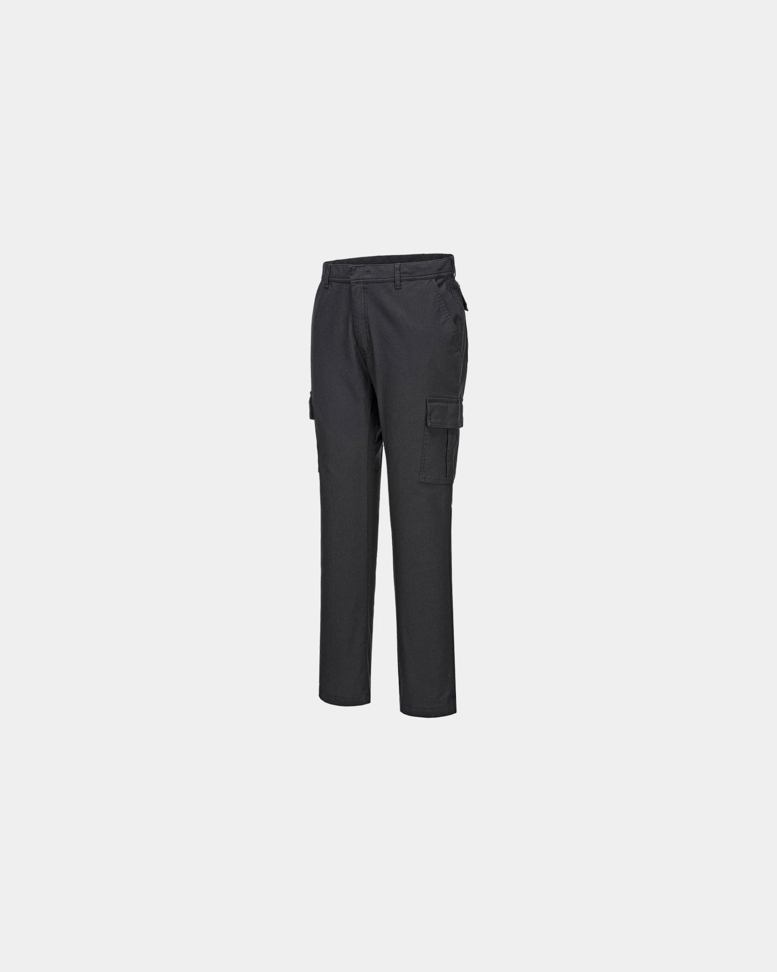 Pantalone cargo elasticizzato da personalizzare - Nero-Blu Cielo