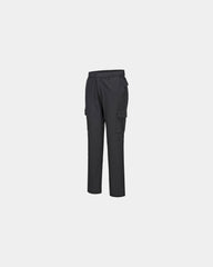 Pantalone cargo elasticizzato da personalizzare - Nero-Blu Cielo