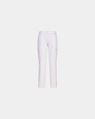 Pantalone cargo elasticizzato da personalizzare - Bianco