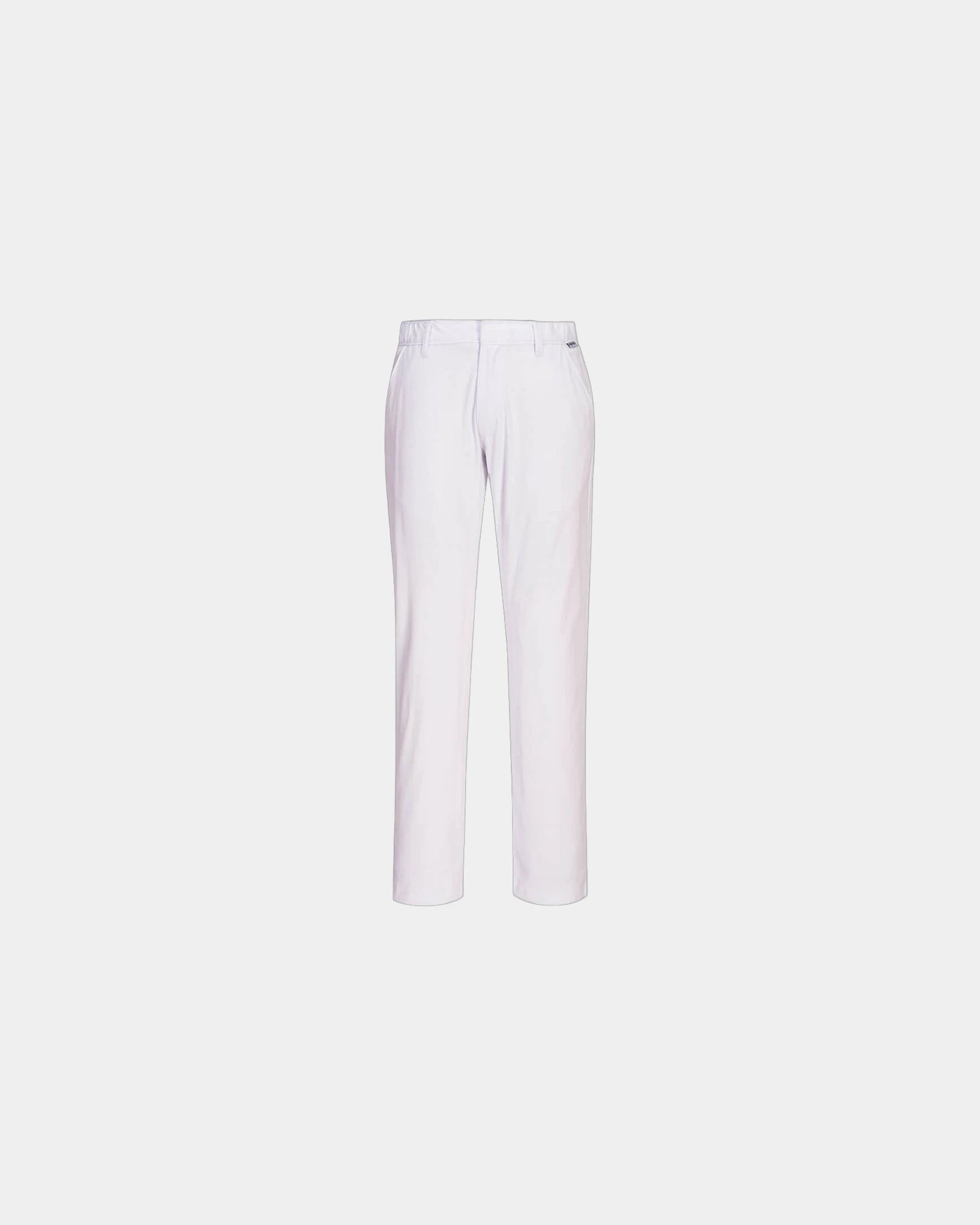 Pantalone chino slim elasticizzato cotone da personalizzare - Bianco