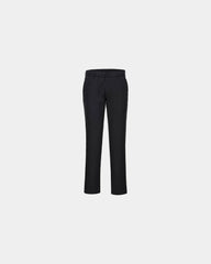 Pantalone chino slim donna cotone da personalizzare - Nero-Blu Cielo