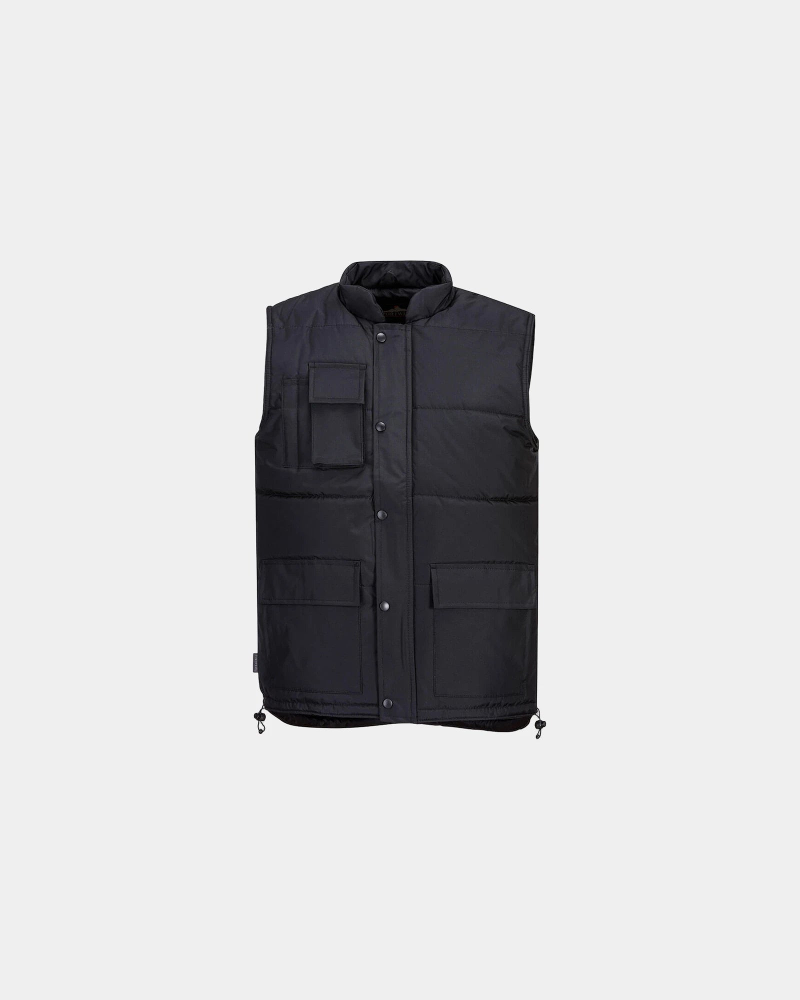 Gilet smanicato poliestere Classic da personalizzare - Nero-Blu Cielo