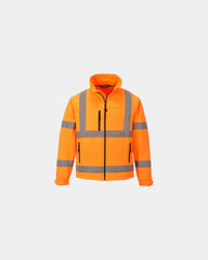 Giacca softshell alta visibilità S424 da personalizzare - Arancione