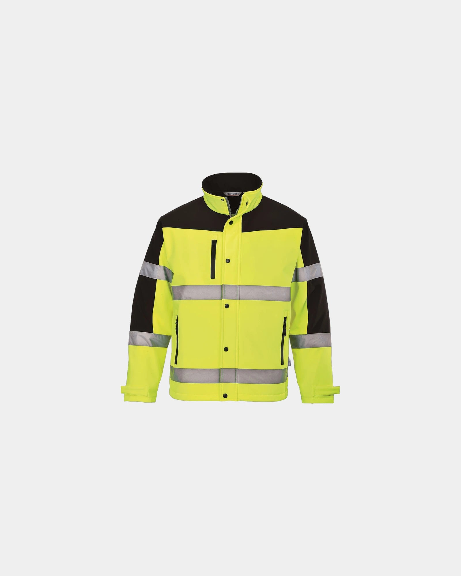 Softshell HV bicolore impermeabile da personalizzare - Giallo