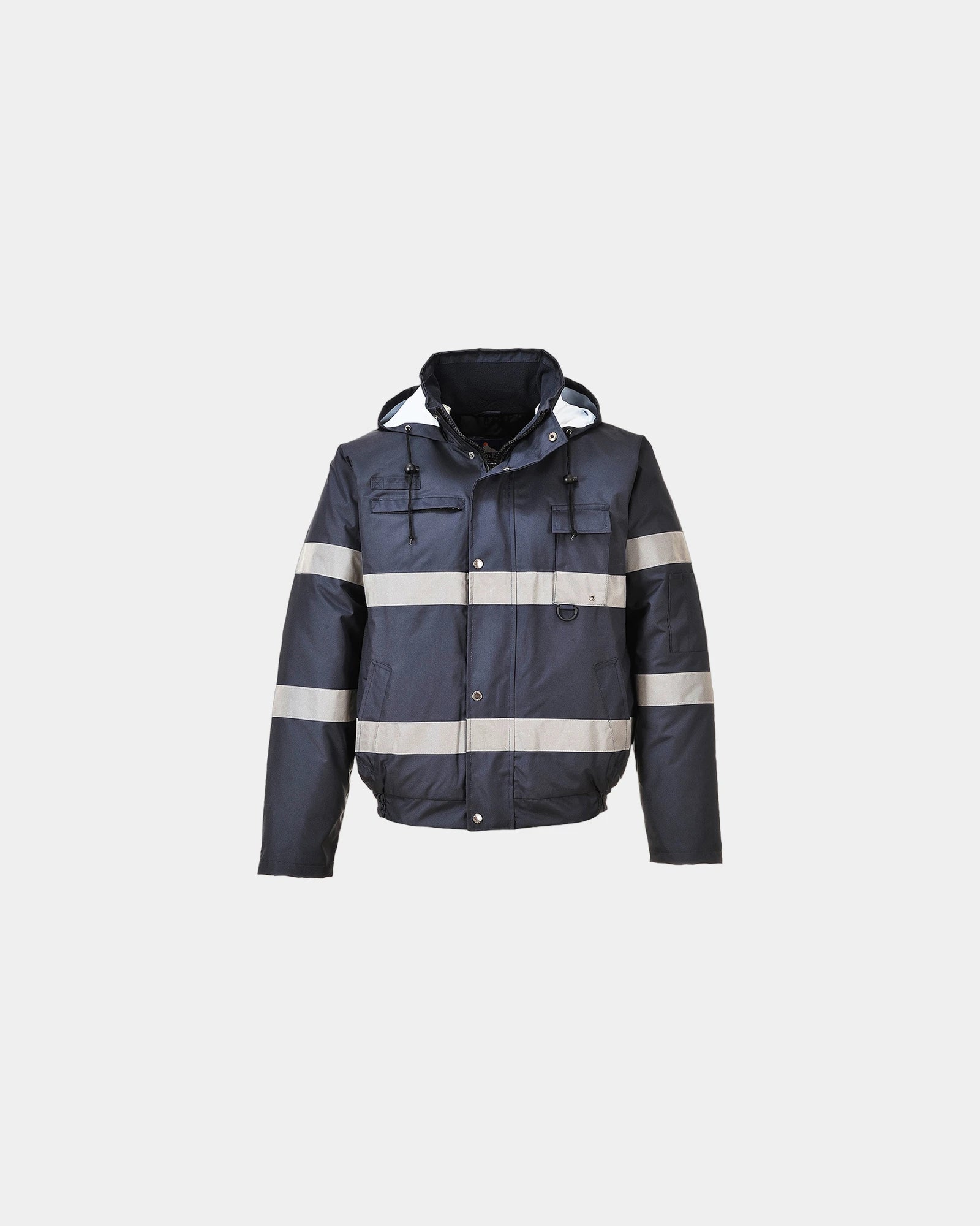 Giubbotto impermeabile poliestere Iona da personalizzare - Blu Navy