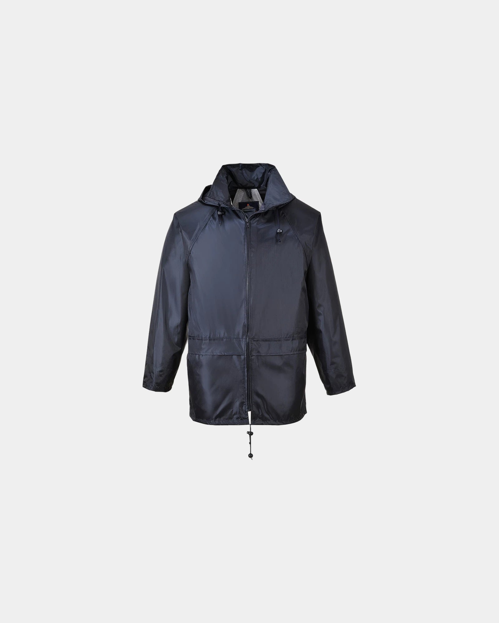 Giacca antipioggia con cappuccio da personalizzare - Blu Navy
