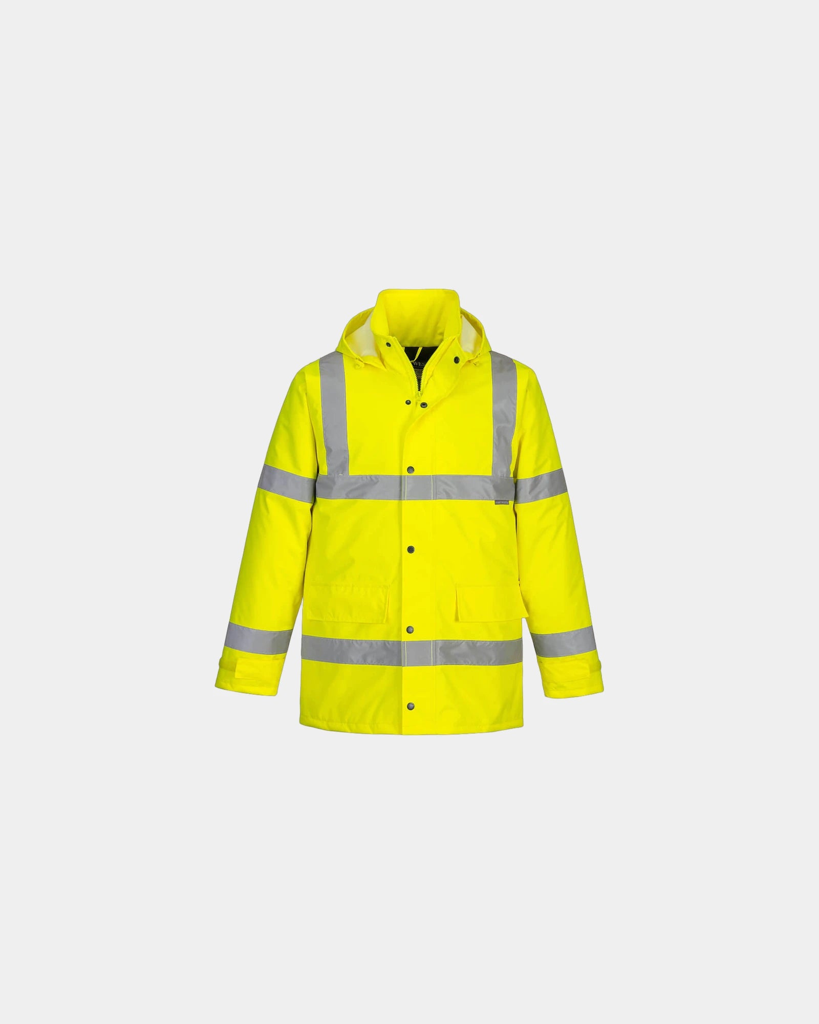 Parka impermeabile alta visibilità da personalizzare - Giallo