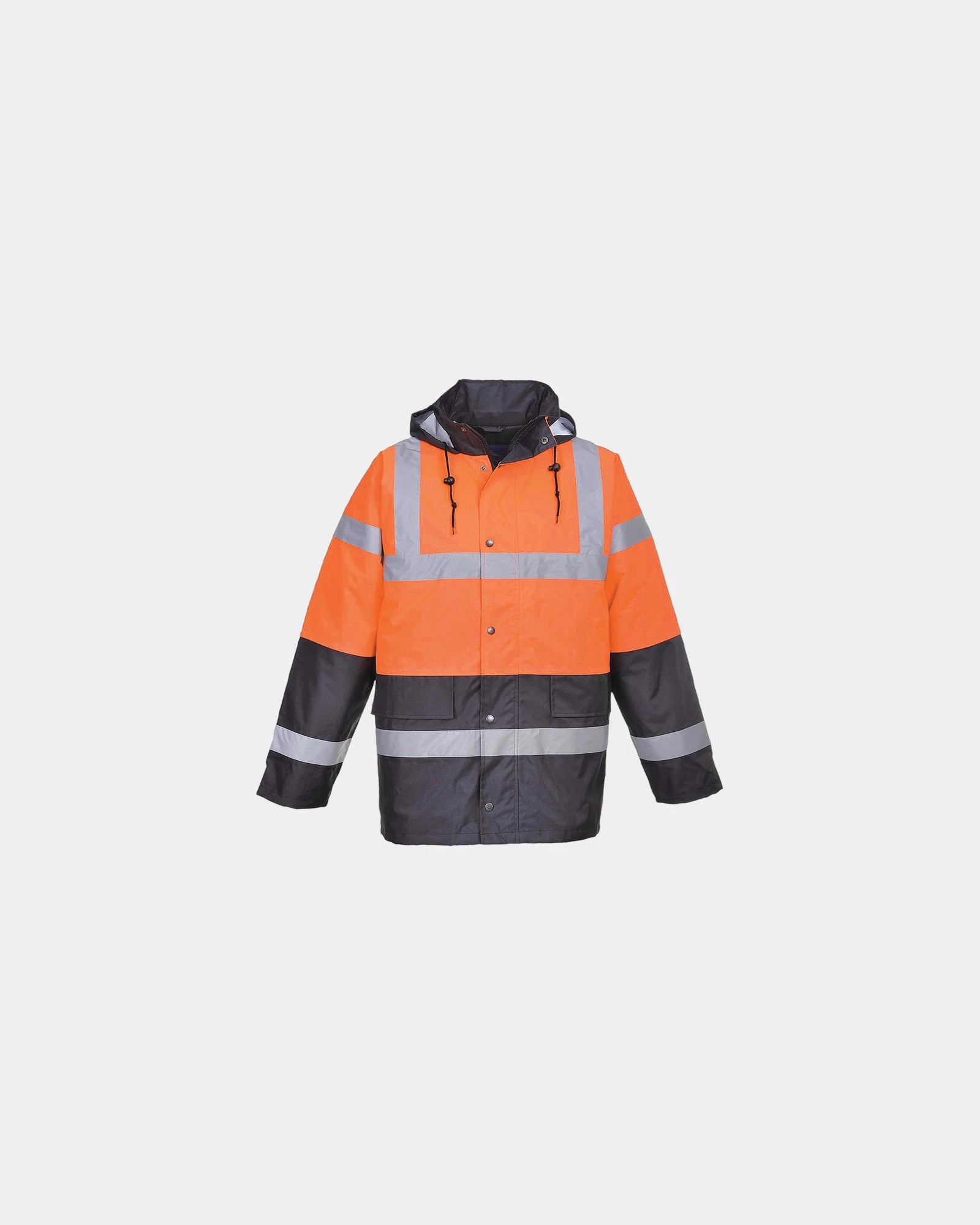 Parka bicolore alta visibilità 300D da personalizzare - Arancione