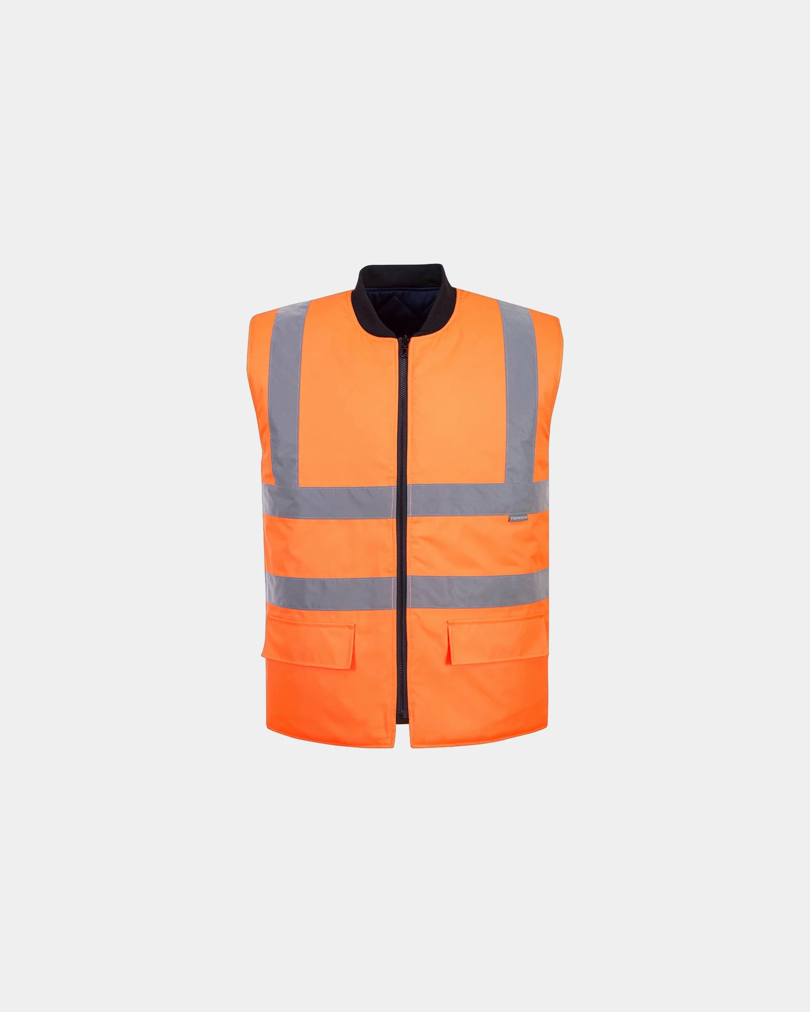 Gilet HV reversibile alta visibilità da personalizzare - Arancione