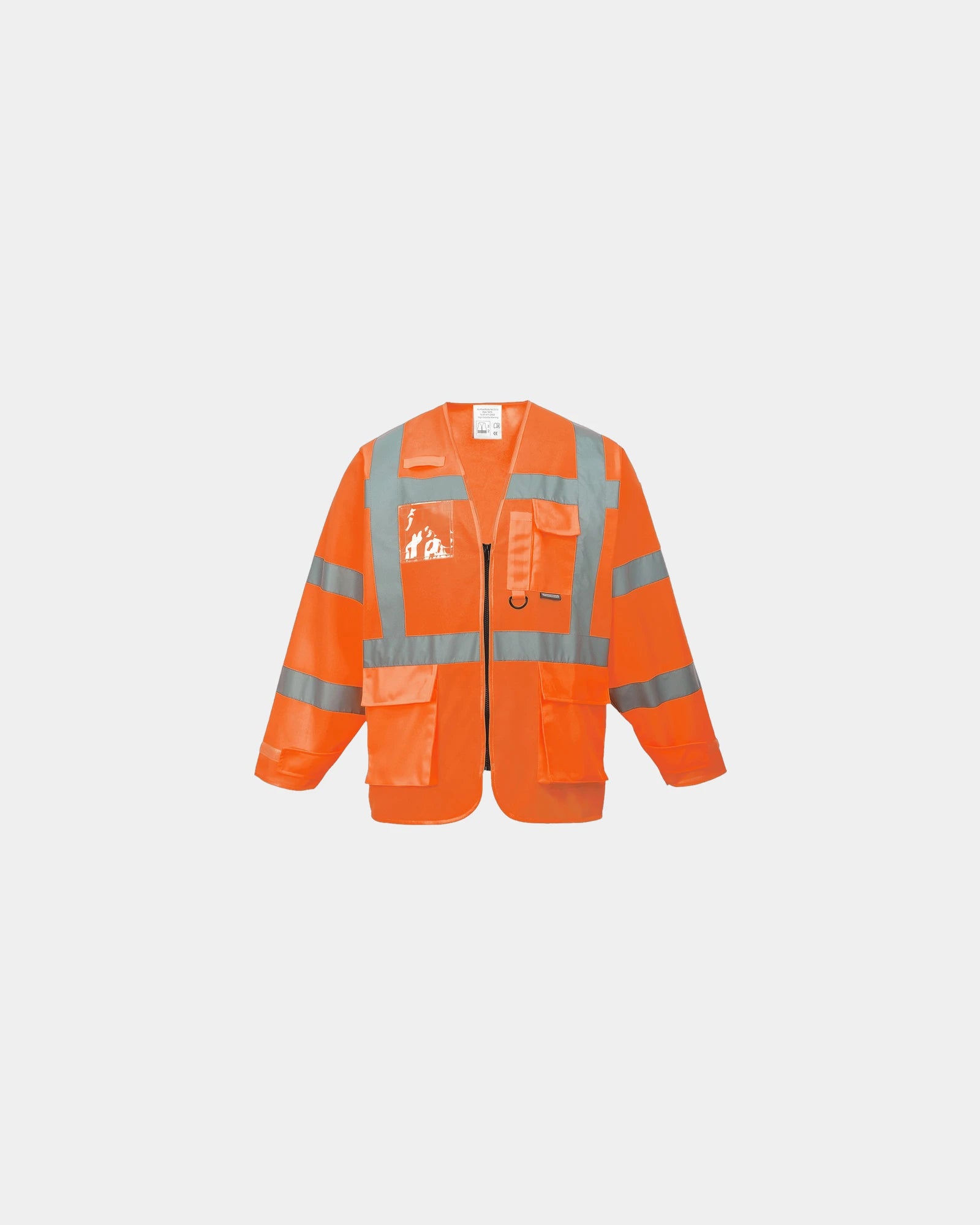 Gilet executive porta-badge multitasche da personalizzare - Arancione