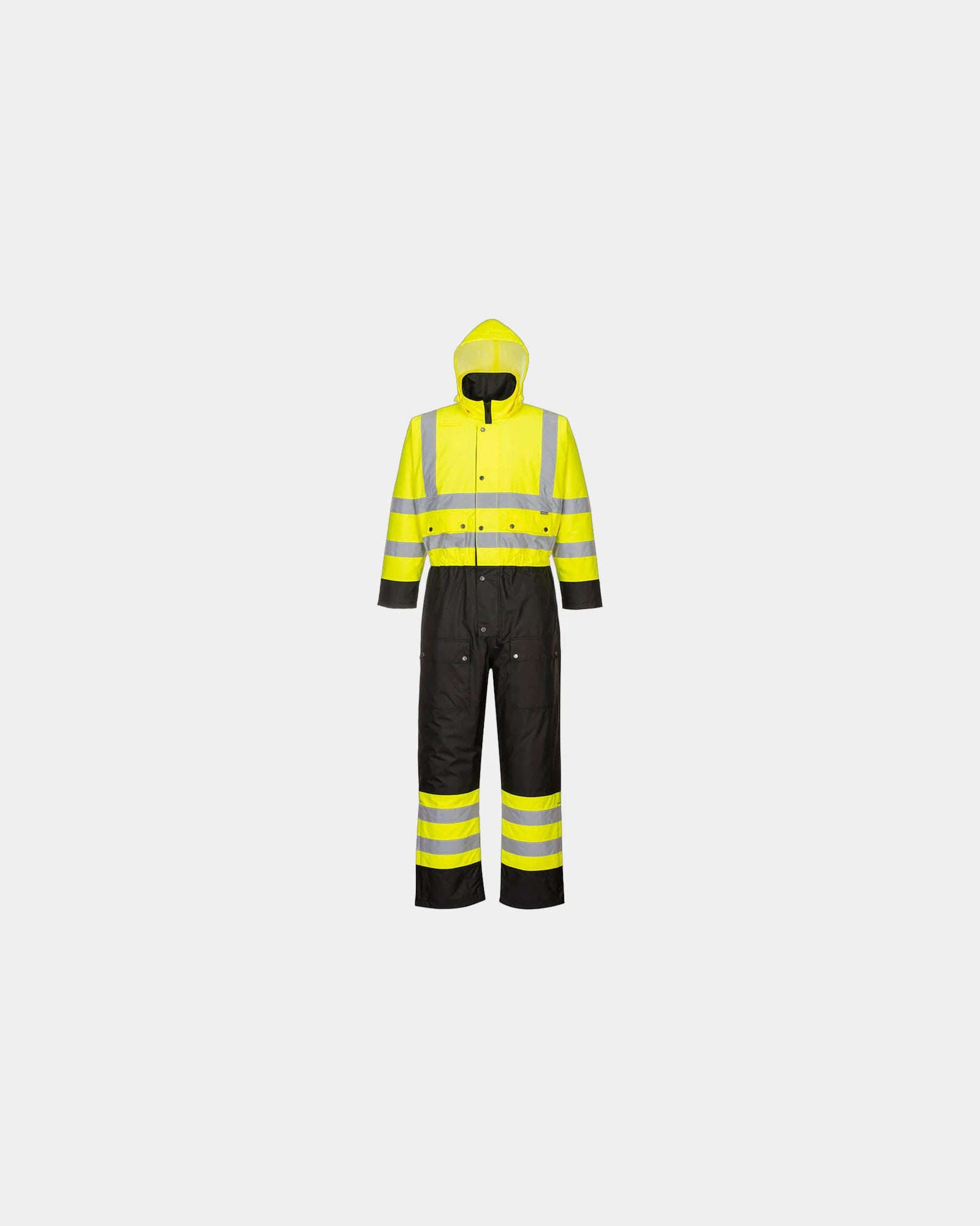 Tuta impermeabile poliestere 300D da personalizzare - Giallo-Nero