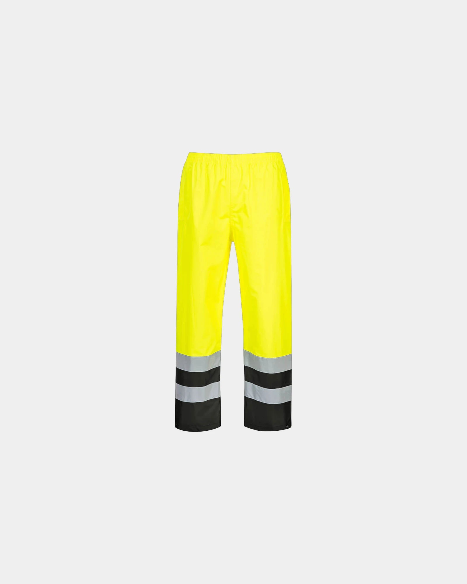 Pantalone alta visibilità impermeabile bicolore da personalizzare - Giallo-Nero