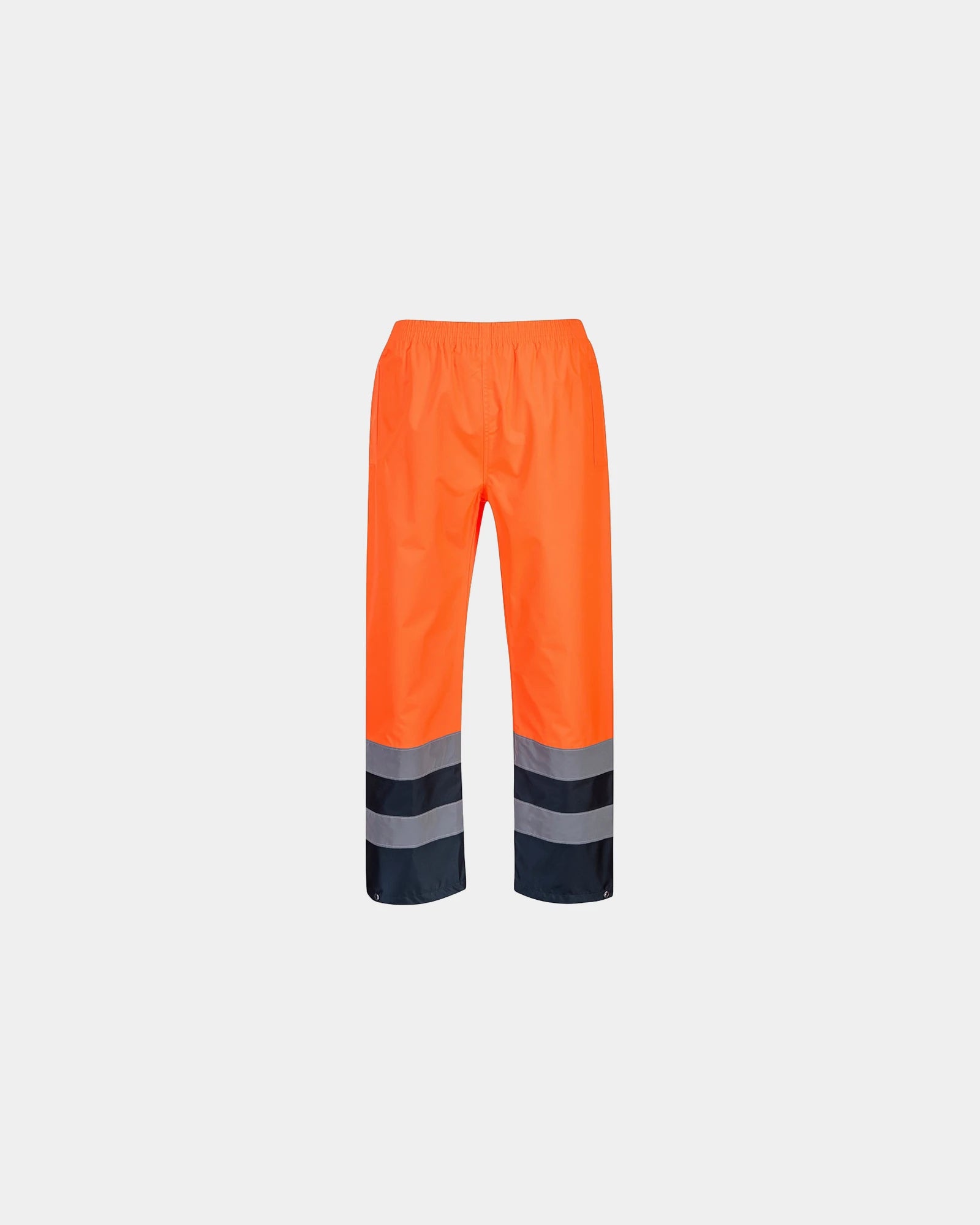 Pantalone alta visibilità impermeabile bicolore da personalizzare - Arancione