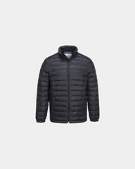 Parka Aspen Baffle idrorepellente da personalizzare - Nero-Blu Cielo