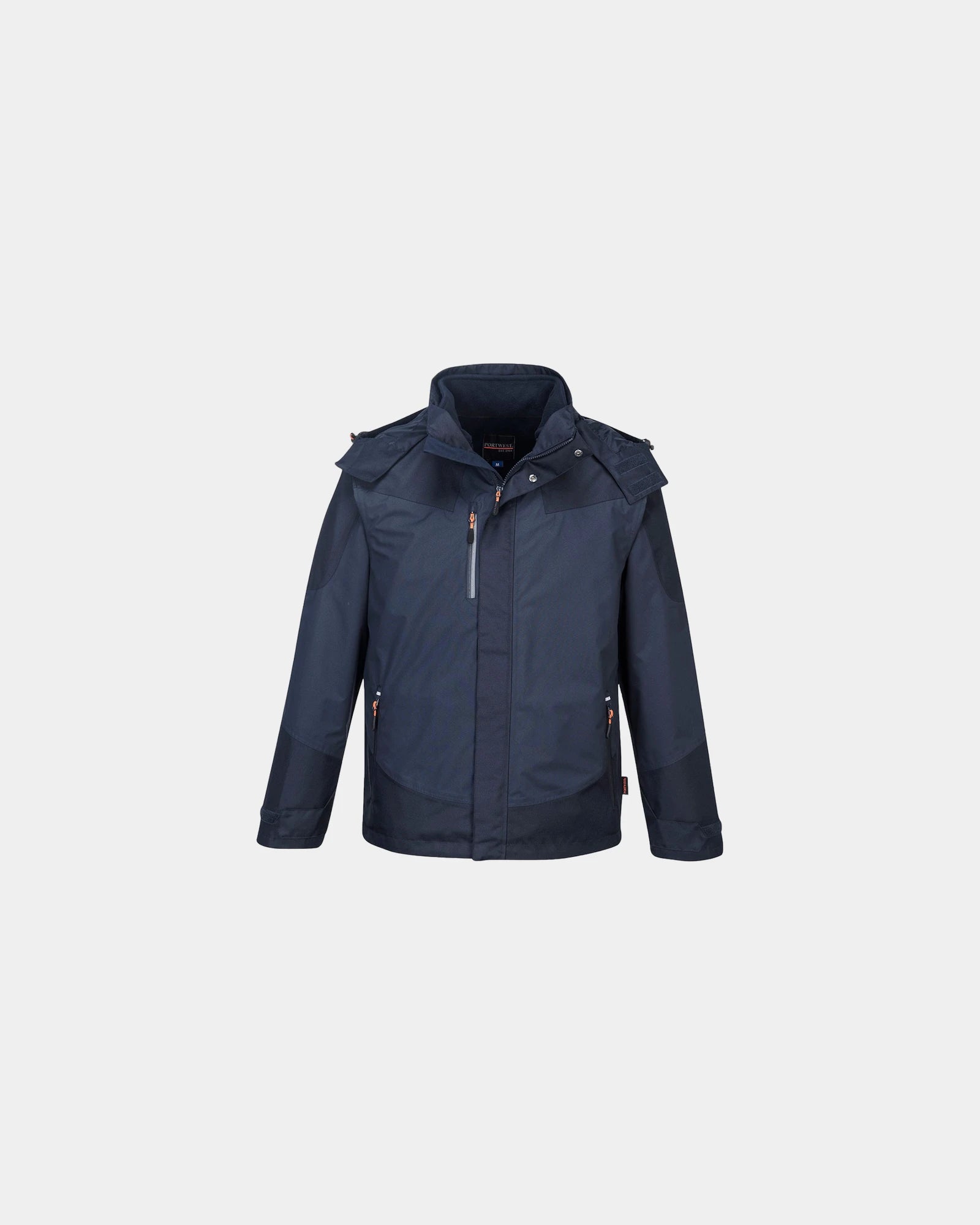 Parka 3 in 1 impermeabile e traspirante da personalizzare - Blu Notte